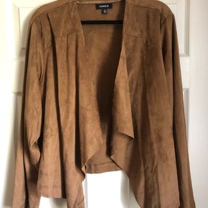 TORRID Faux Brown Suede Lightweight Jacket